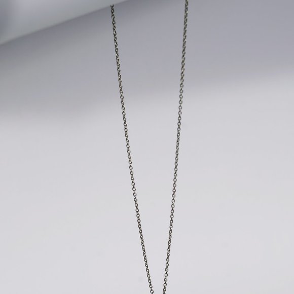 Handmade Handdrawn Blue Flower Pendant - Picture 2 of 2